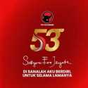 Rayakan HUT ke-53, PDIP Tegaskan Posisi sebagai 