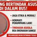 Polisi Ciduk Dua Pria Masturbasi di Bus TransJakarta