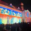 Warga Serbu Jakarta Light Festival di Kawasan Kota Tua
