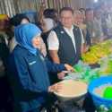 Khofifah Sidak Harga Bapok Awal Ramadan di Sidoarjo
