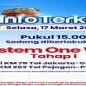 Berlaku One Way Tol Cipali KM 70 Sampai KM 263 Arah Ke Timur