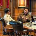 Prabowo-Erick Thohir Rapat di Hambalang, Bahas Proyek Pusat Pelatihan Timnas