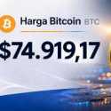 Bitcoin Stabil di Level 74.900 Dolar AS