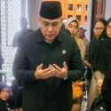 Wamen Ossy Melayat ke Rumah Duka Shafik Ananta Inuman