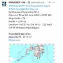 Seperti Indonesia, Filipina Keluarkan Peringatan Dini Tsunami