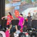 Panggung Atraksi Wushu di Sekolah Rakyat Manado Pukau Mensos
