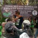 Puluhan Pengemudi Gojek Hadiri Sidang Pledoi Nadiem Makarim di PN Jakpus
