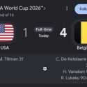 Sudah Dibantu FIFA, Amerika Serikat Tetap Kalah 4-1 oleh Belgia