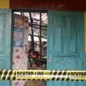 Garis Polisi Sekolah Ambruk