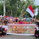 Kendaraan Hias Burung Enggang Pukau Ratusan Ribu Pengunjung Festival Bambuco