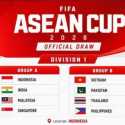 Hasil Drawing FIFA ASEAN Cup 2026, Indonesia Segrup dengan Malaysia