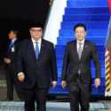 Menko Airlangga Sambut Kedatangan PM Singapura di Lanud Halim
