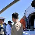 Prabowo dan PM Modi Naik Helikopter Bersama Menuju Candi Prambanan