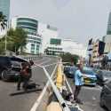 Kecelakaan Tunggal Hyundai Ioniq 5 di Flyover Blok M