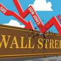 Wall Street Rontok, Dow Jones Ambles 500 Poin
