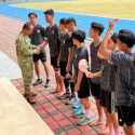 Kasum TNI Tinjau Atlet Pelatnas Taekwondo di Markas Baret Merah