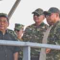Menhan Tinjau Latihan Gabungan, Yakin TNI Siap Jaga Kedaulatan NKRI