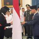Gibran Kukuhkan 76 Anggota Paskibraka 2026 di Istana Negara