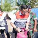 Dirut Pertamina Salurkan Bantuan