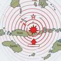 Gempa Flores: Ruang Tunggu Pelabuhan Maumere Ambruk