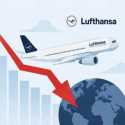 Laba Tergerus, Saham Lufthansa Anjlok 8 Persen