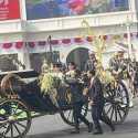 Prosesi Kirab Bendera Pusaka dan Teks Proklamasi dari Monas ke Istana