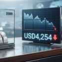 Tertekan Lonjakan Minyak, Harga Emas Dunia Anjlok ke Level 4.254 Dolar AS