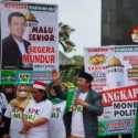 KPK NU Demo di Gedung Merah Putih KPK, Desak Penangkapan Nusron Wahid