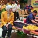 Sambut HUT ke-62, dr. Adela Kanasya Motori Donor Darah di DPP Partai Golkar