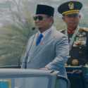 Prabowo Pimpin Upacara HUT ke-81 TNI di Cilangkap