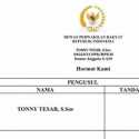 Fraksi Nasdem Sebut Hoaks Surat Edaran Tonny Tesar Makzulkan Gibran