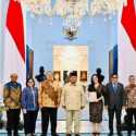 Prabowo Terima Tim Perumus UU Satu Data di Istana