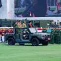 Jenderal Agus Subiyanto Tinjau Gladi Bersih Upacara HUT Ke-81 TNI