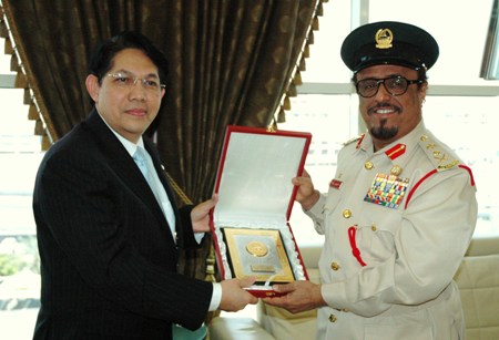 KONJEN RI BERTEMU KEPALA POLISI DUBAI