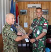 Komandan Jepang Kunjungi Markas Konga XXXII-B di Haiti