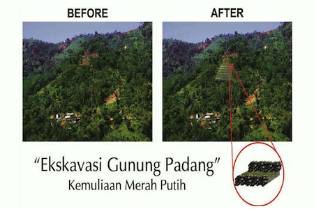 GUNUNG PADANG BEFORE & AFTER