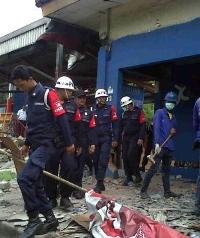 KAI Gusur 45 Lapak Pedagang Stasiun KA Universitas Pancasila