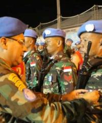 167 Prajurit TNI Konga Terima Medali PBB di Haiti