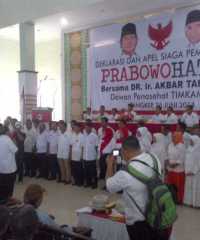 Apel Siaga di Pangkep, Akbar Yakin Indonesia Kuat Bila Dipimpin Prabowo-Hatta