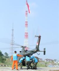 GPOI Garuda Canti Dharma Latihan Evakuasi Medis Udara