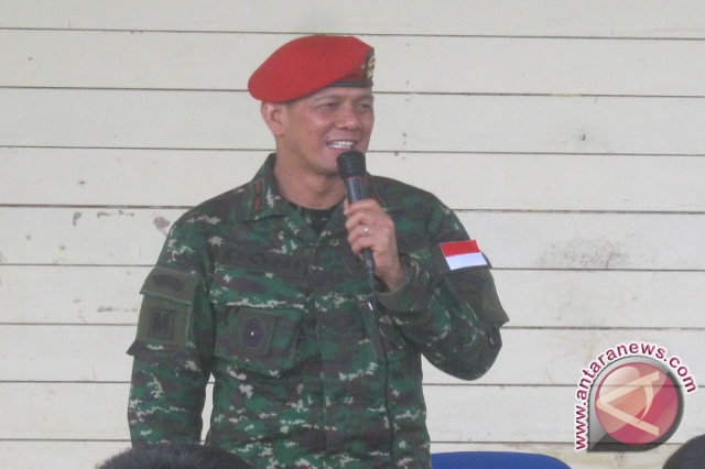 Prabowo Hadiri Sertijab Danjen Kopassus yang Baru