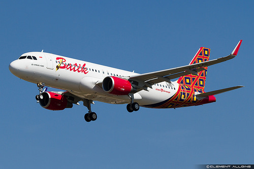 Tiga Airbus A320 Diserahkan kepada Batik Air