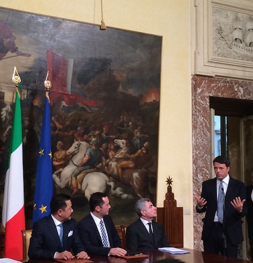 Matteo Renzi: Hari Ini Kita Rayakan Keberhasilan