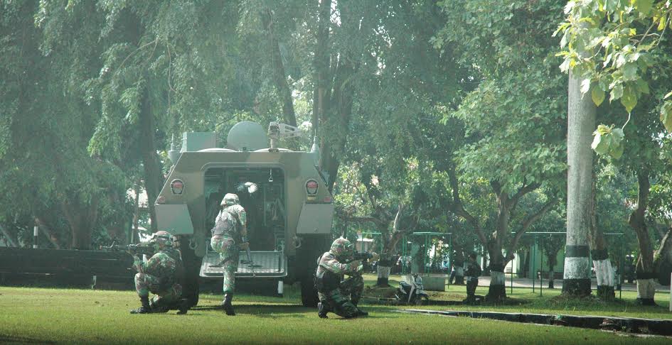 Wisata Militer Yonif Mekanis 201/Jaya Yudha Sangat Diminati Pelajar