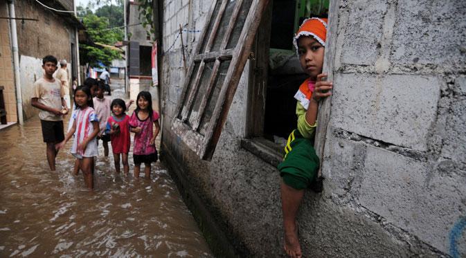 Hujan Terus Mengguyur, 338 Rumah Terendam di Rohul Riau