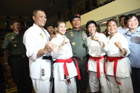 Panglima TNI: Karate Membentuk Prajurit Sejati