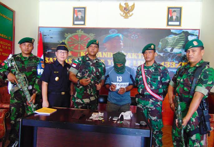 Kostrad Amankan Sabu-sabu di Sebatik