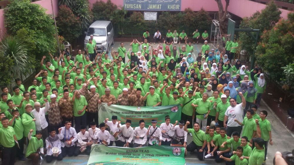 Santri dan Kiai Darunnajah <i>Long March</i>, Ajak Masyarakat Gemar Berwakaf