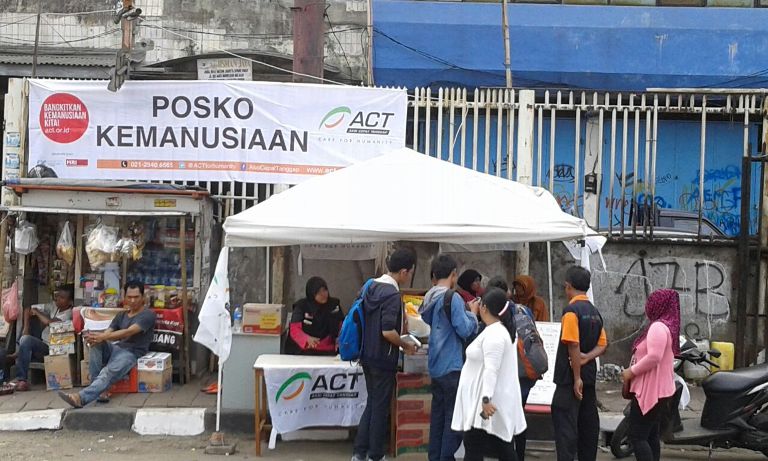 Kebakaran Tanah Abang, MRI-ACT Langsung Gerak Cepat Dirikan Posko