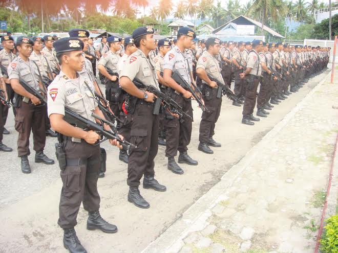 Pasukan Brimob Juga Digeser saat Latihan Perang TNI